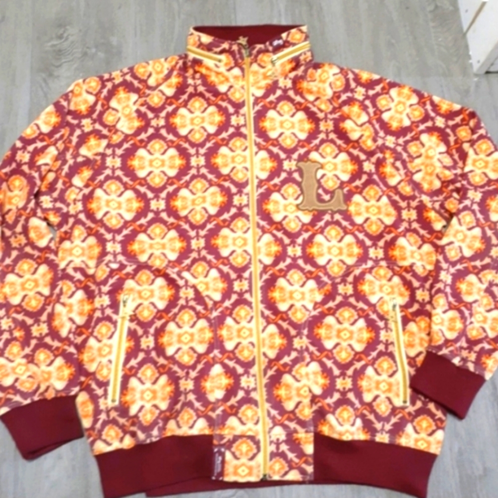 LRG Garden Track Hooded Jacket Mens Size XLarge Roots & Equipment